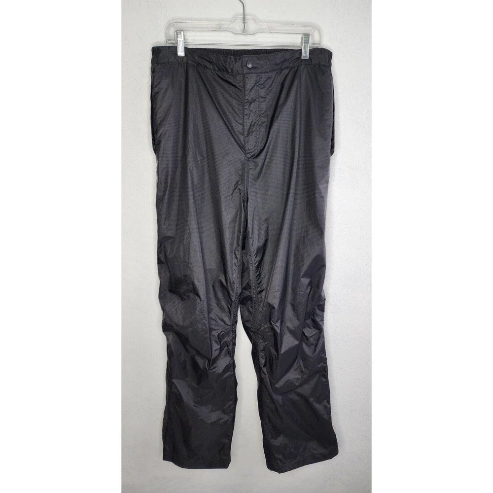SHED RAIN SPORT Men's Waterproof Rain Nylon Pant Black Size Large